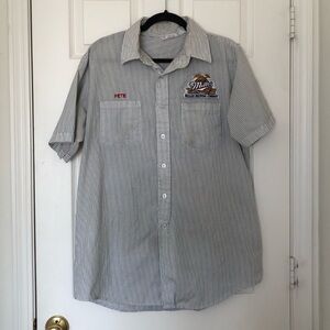 Vintage Miller Beer Delivery Uniform Work Shirt